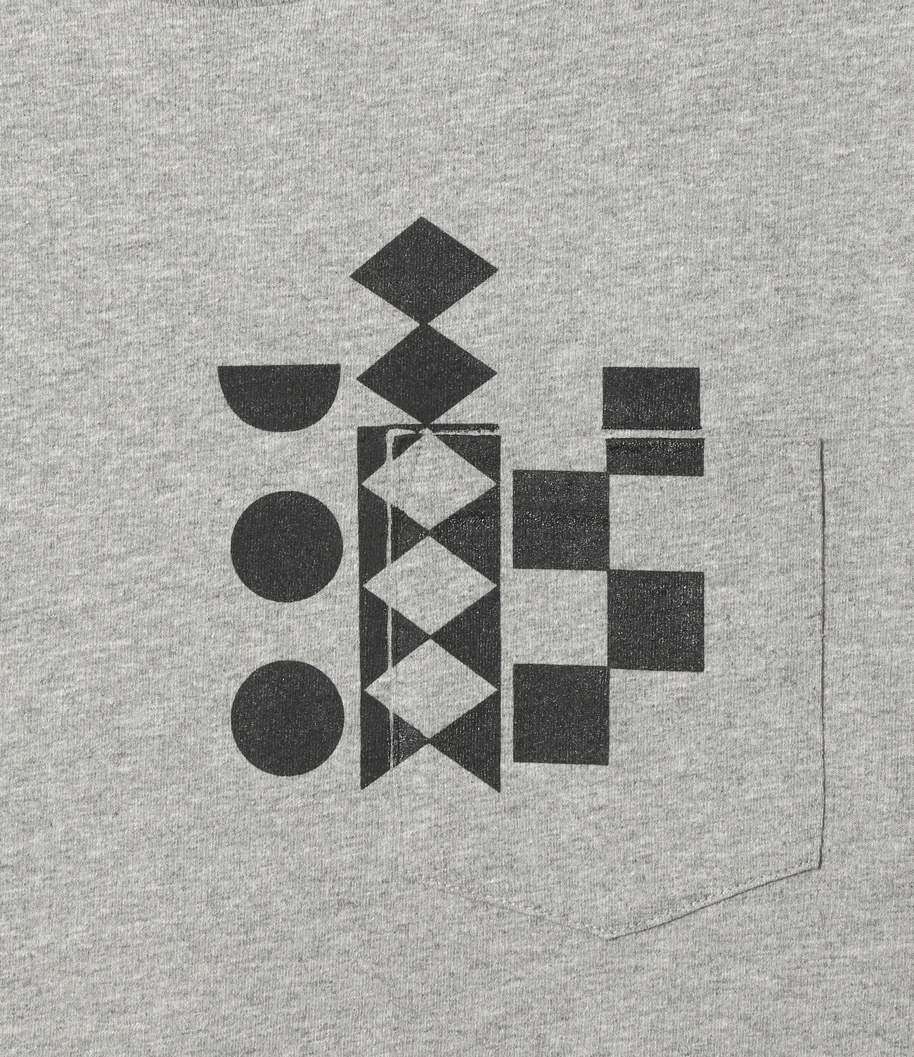 Printed Cross Crew Neck T-shirt - Multi Pattern