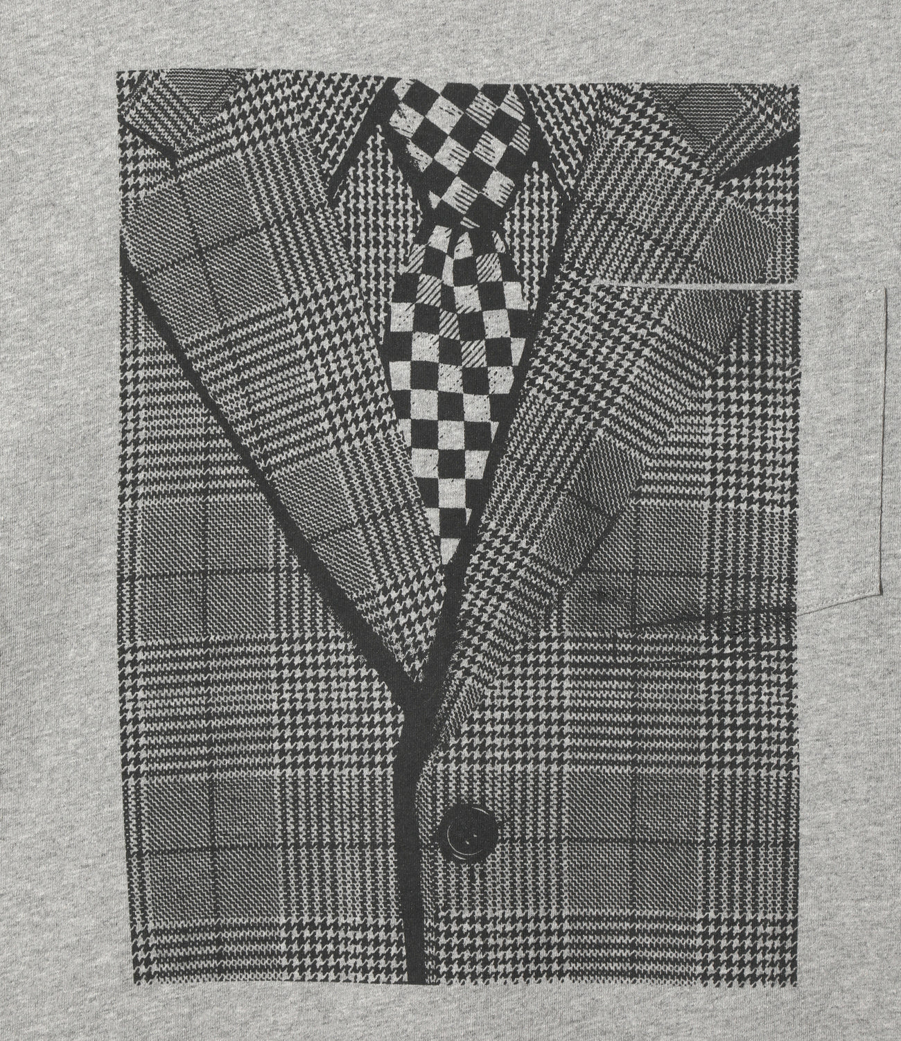 Printed Cross Crew Neck T-shirt - Suit