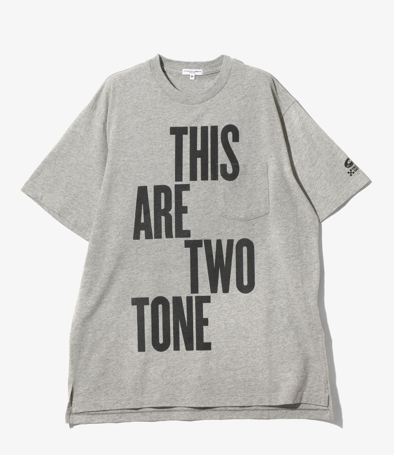 Printed Cross Crew Neck T-shirt - This Are