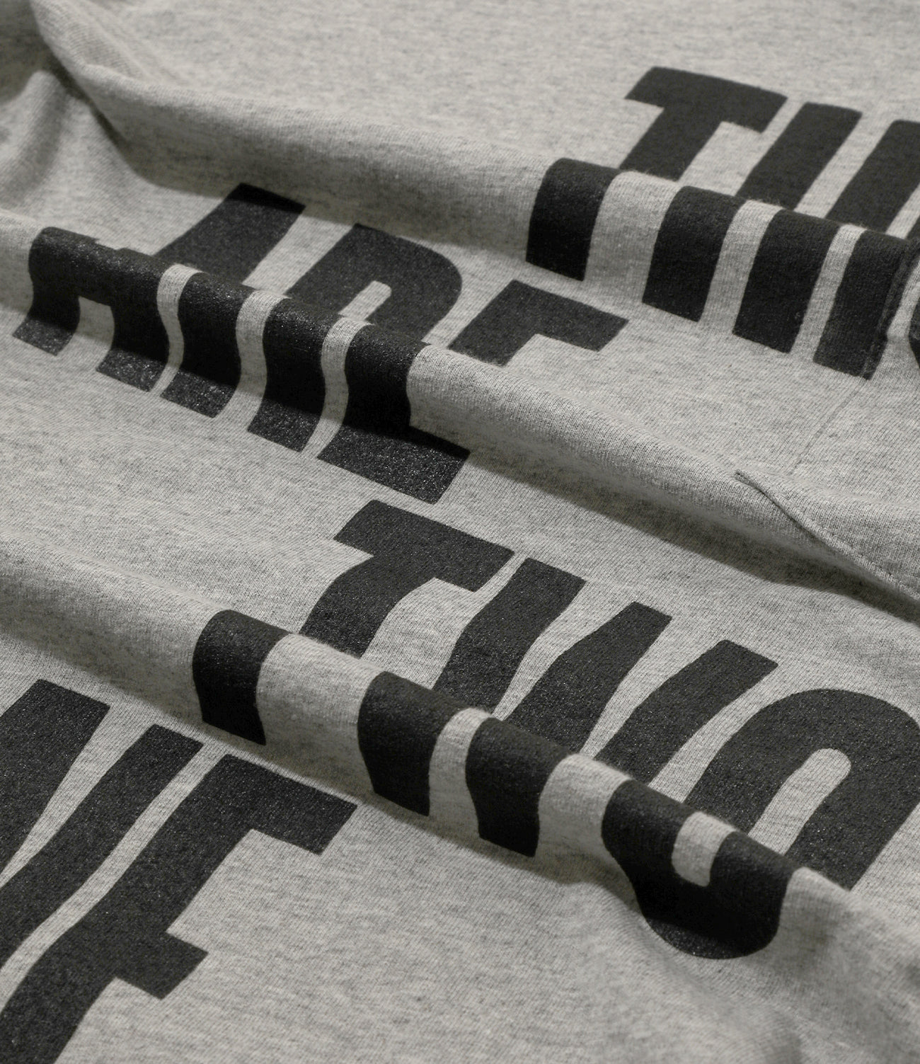 Printed Cross Crew Neck T-shirt - This Are