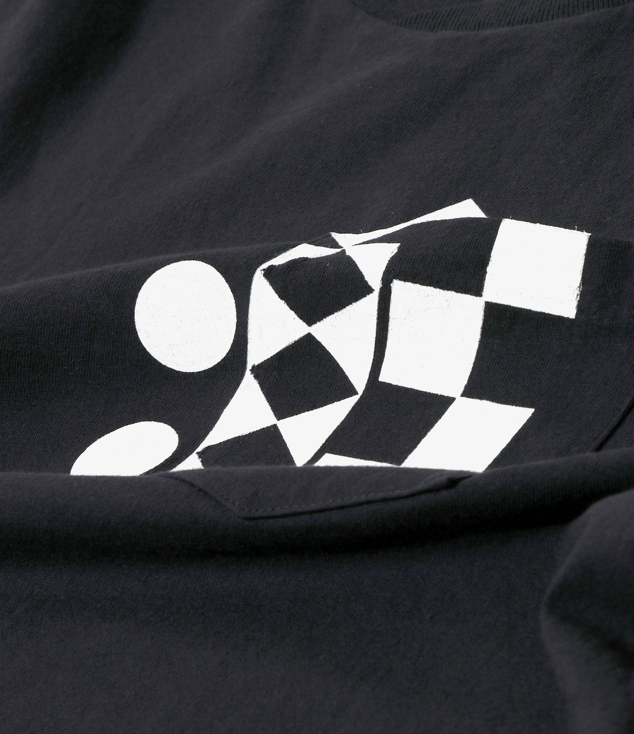 Printed Cross Crew Neck T-shirt -  Multi Pattern