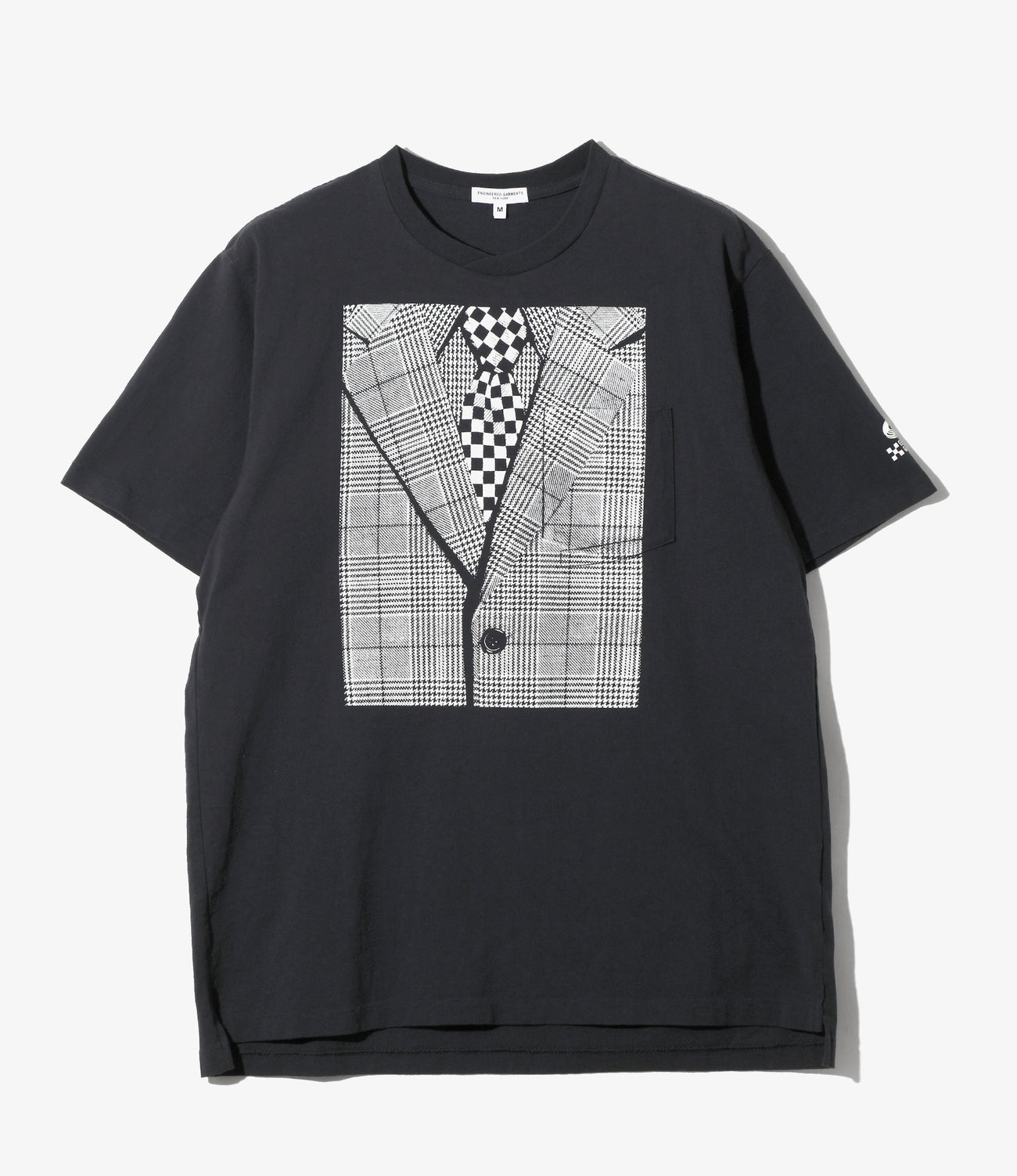 Printed Cross Crew Neck T-shirt - Suit
