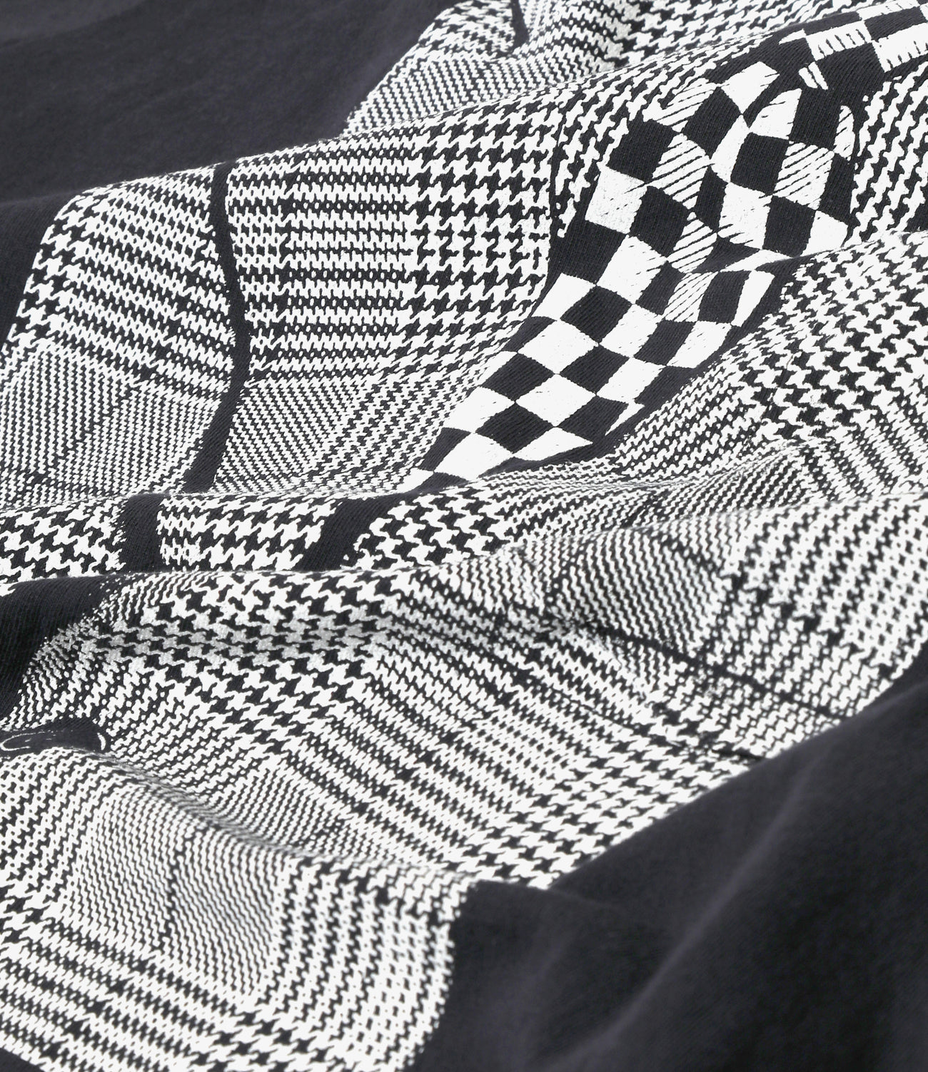 Printed Cross Crew Neck T-shirt - Suit