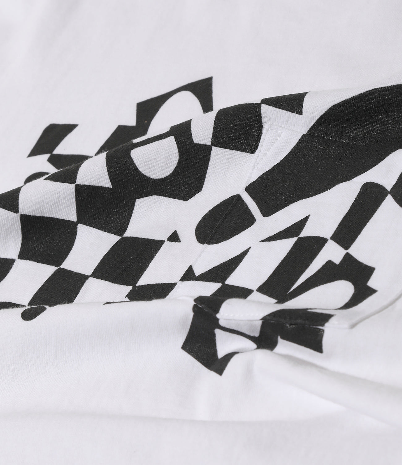 Printed Cross Crew Neck T-shirt - Foot Print