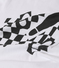 Printed Cross Crew Neck T-shirt - Foot Print