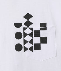 Printed Cross Crew Neck T-shirt - Multi Pattern