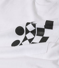 Printed Cross Crew Neck T-shirt - Multi Pattern