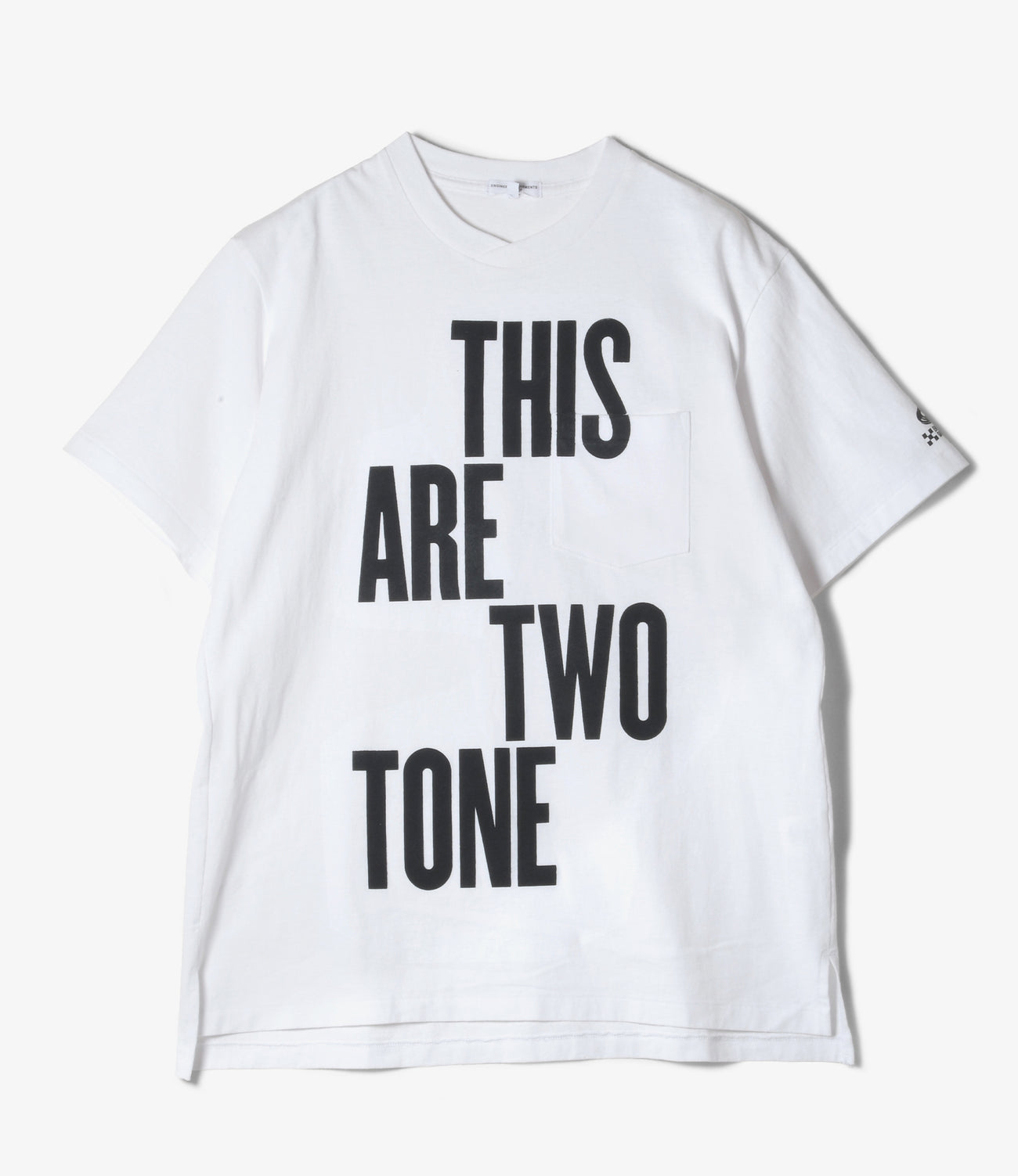 Printed Cross Crew Neck T-shirt - This Are