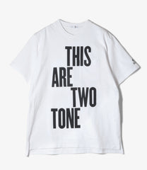 Printed Cross Crew Neck T-shirt - This Are
