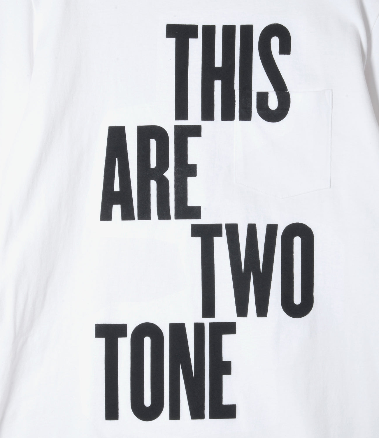 Printed Cross Crew Neck T-shirt - This Are