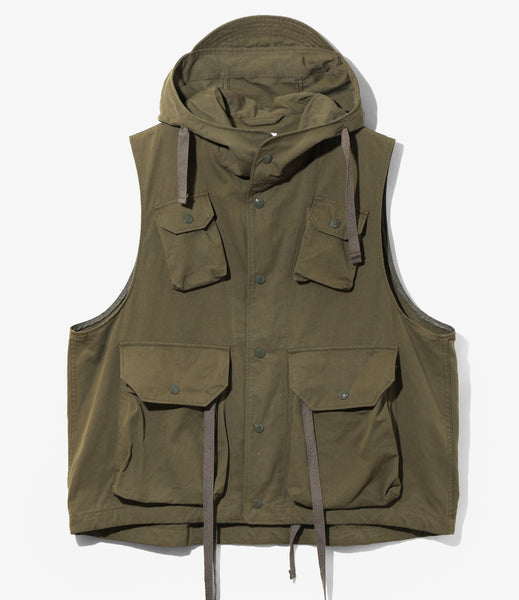 Engineered Garments ミリタリーベスト NEPENTHES ENGINEERED GARMENTS〉ユーティリティ性の高いフィールドベスト