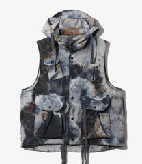 Field Vest - Tie Dye Print Ripstop