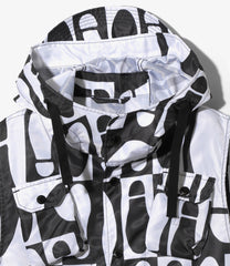 Field Vest - Foot Print Polyester Pilot Twill