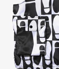 Field Vest - Foot Print Polyester Pilot Twill