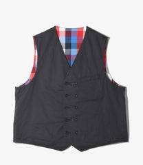 Reversible Vest - High Count Twill