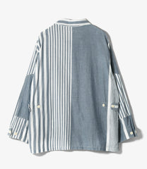 BDU Jacket - Stripe Cotton Chambray