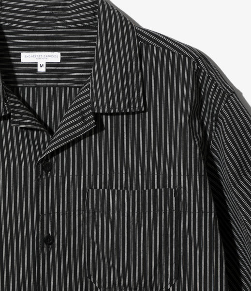 ENGINEERED GARMENTS M ブラック系ストライプシャツ ENGINEERED GARMENTS-SHIRTS – NEPENTHES ONLINE STORE