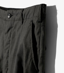 Over Pant - Glen Plaid Tropical Wool