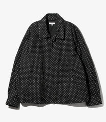 Claigton Jacket - Nylon Polka Dot Taffeta