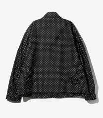 Claigton Jacket - Nylon Polka Dot Taffeta