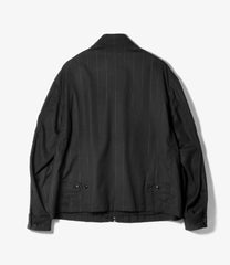 Claigton Jacket - Polyester Lurex Stripe