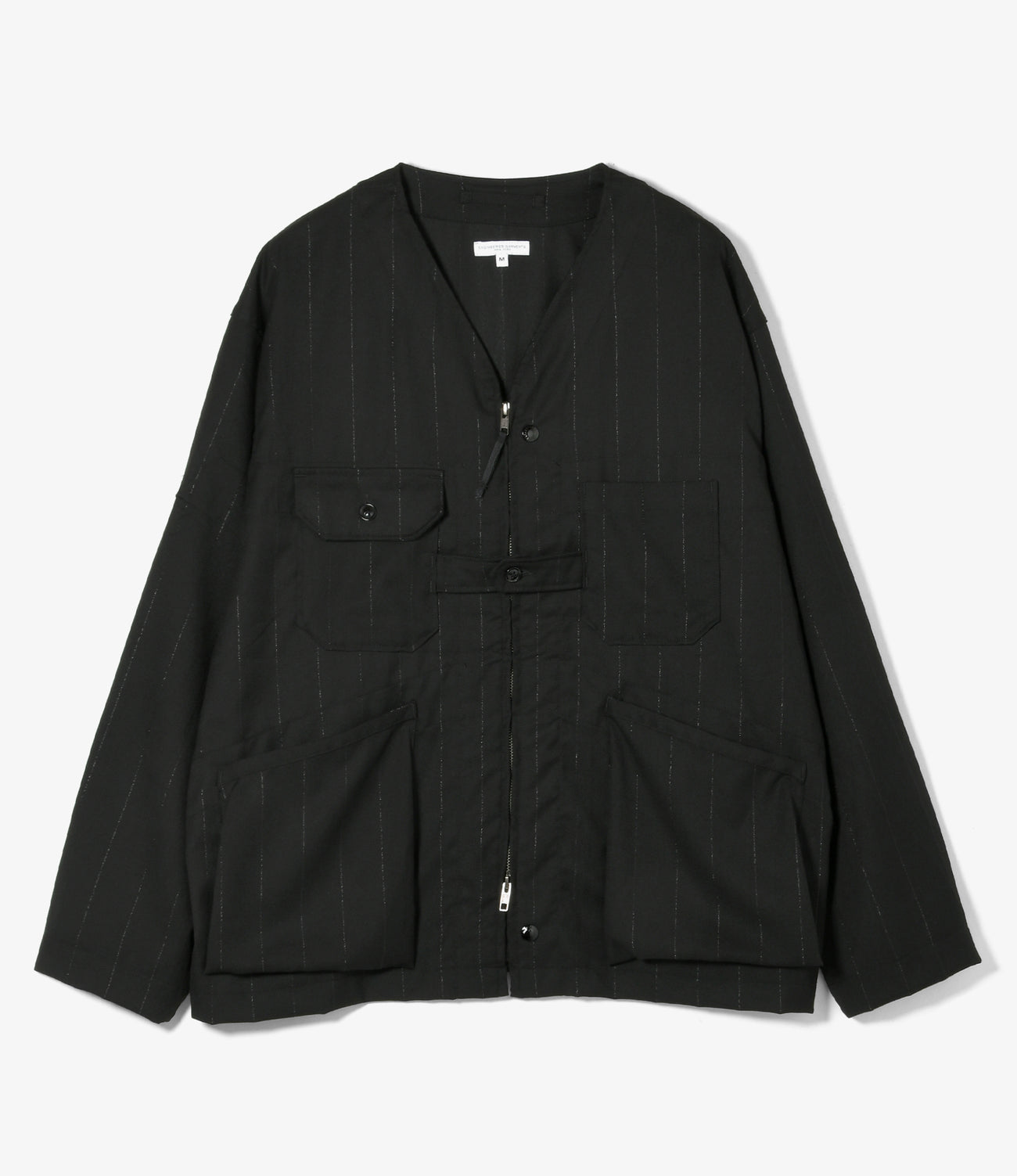 Cardigan Jacket - Polyester Lurex Stripe