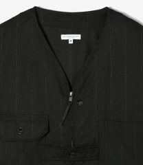 Cardigan Jacket - Polyester Lurex Stripe