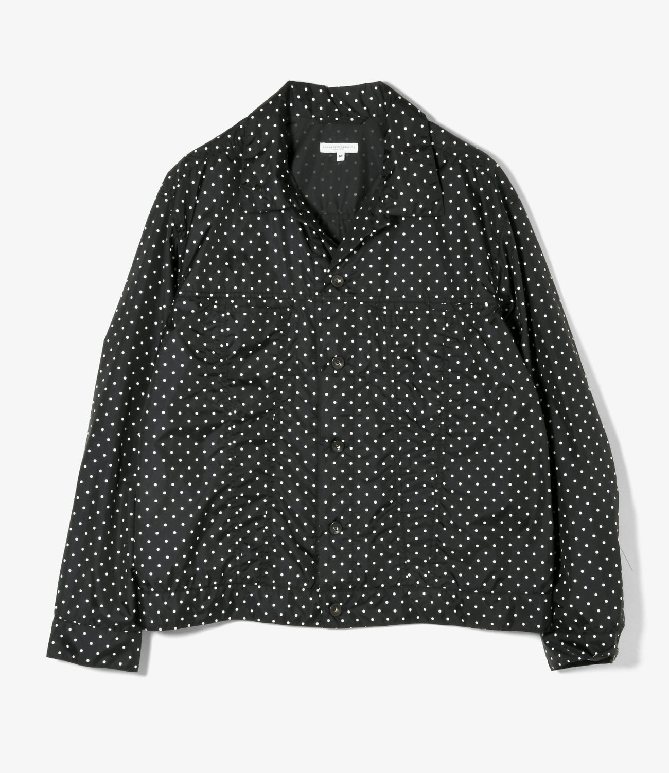 Type 5 Jean Jacket - Nylon Polka Dot Taffeta