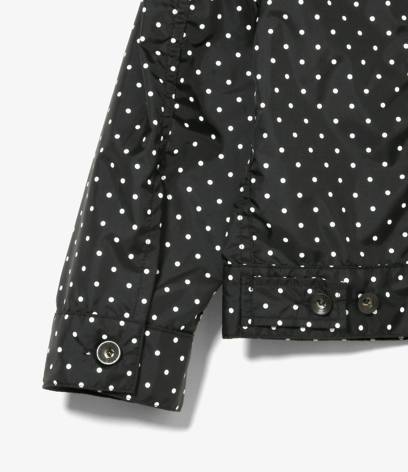 Type 5 Jean Jacket - Nylon Polka Dot Taffeta