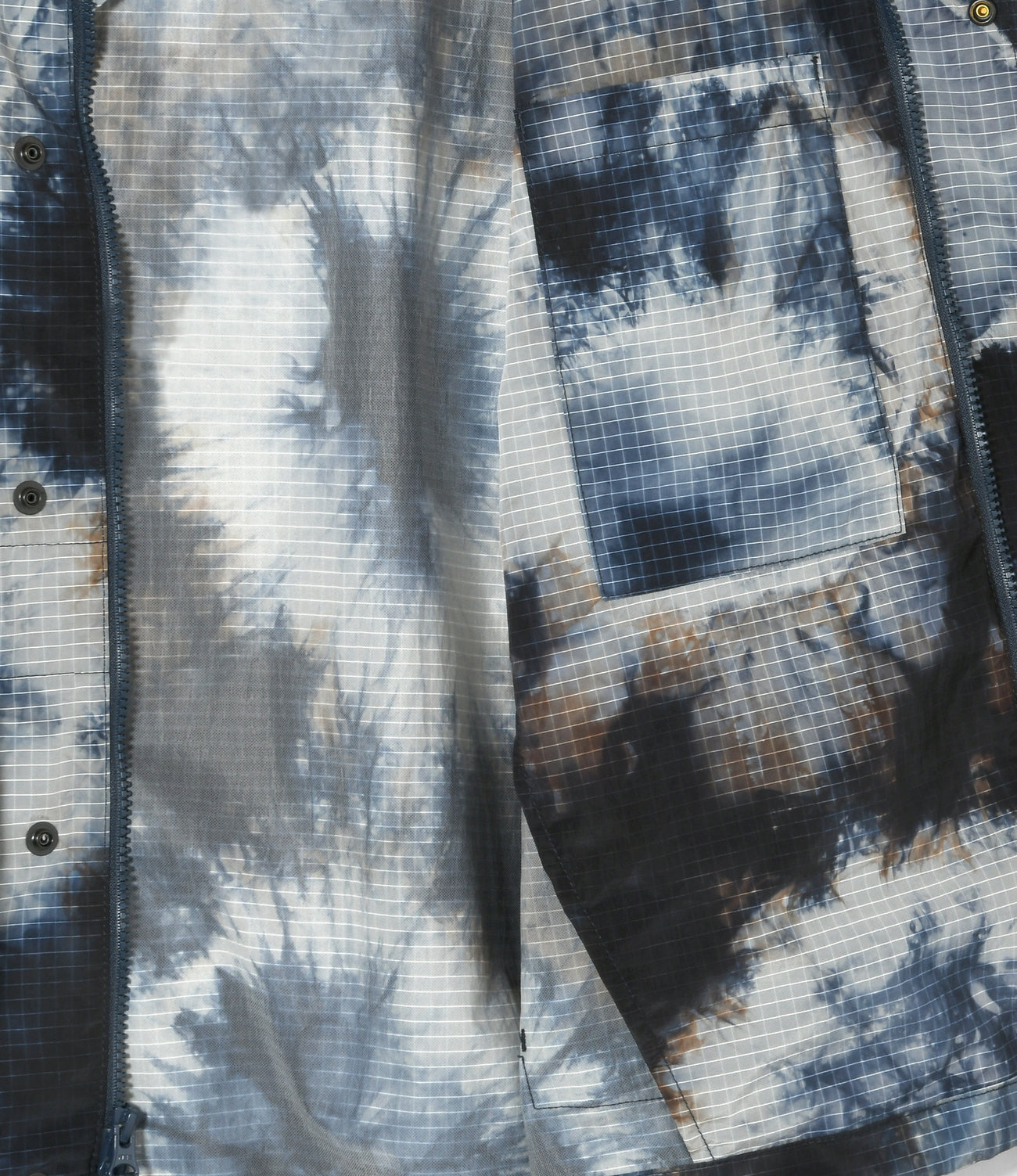 Lt Parka - Nylon Tie Dye Print Ripstop