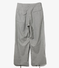 Over Pant - Micro Houndstooth Tropical Wool