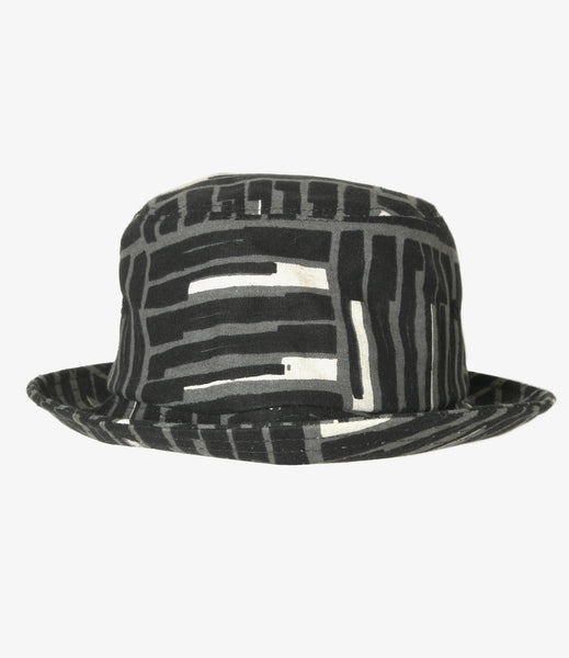 Porkpie Hat - CL Tile Print Canvas – NEPENTHES ONLINE STORE