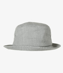 Porkpie Hat - Micro Houndstooth Tropical Wool