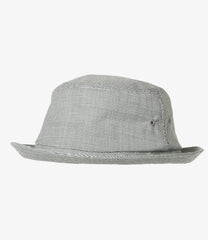 Porkpie Hat - Micro Houndstooth Tropical Wool