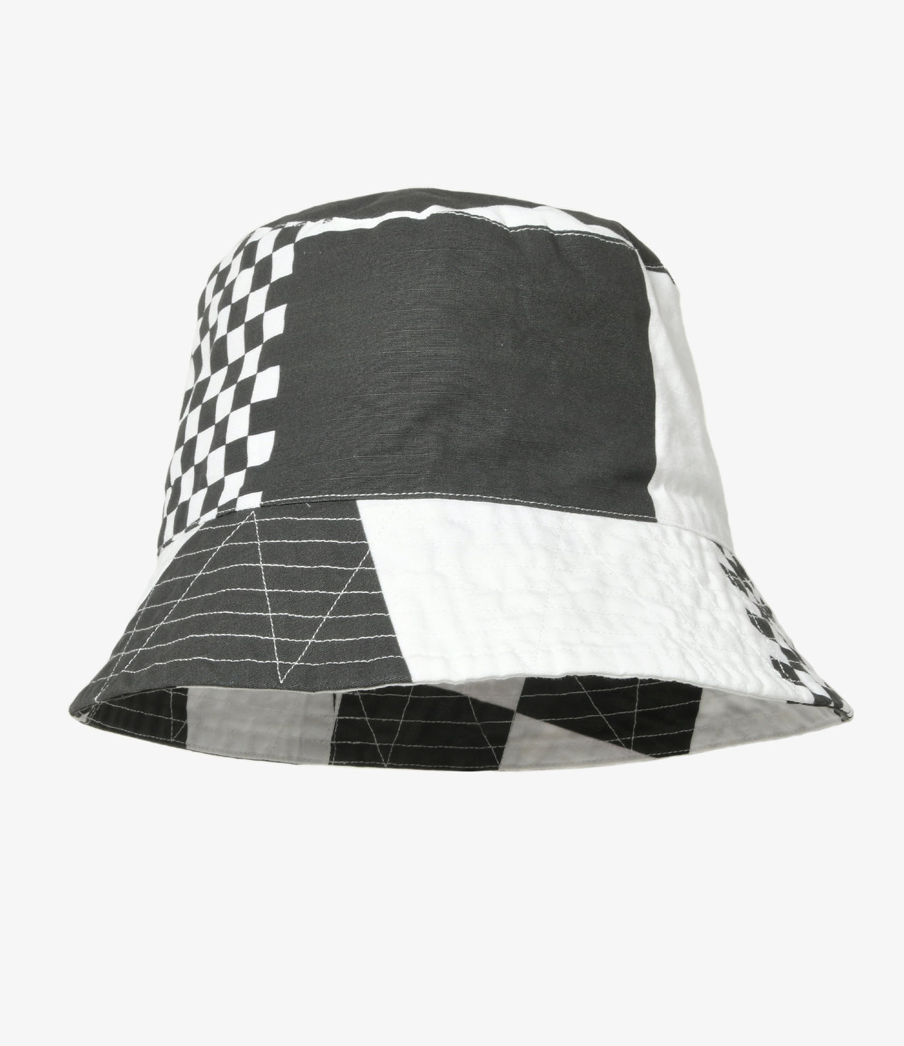 Bucket Hat - Checker Print Cotton Ripstop – NEPENTHES ONLINE STORE