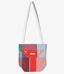 Shoulder Pouch - Cotton Big Madras Plaid