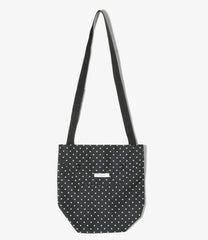 Shoulder Pouch - Nylon Polka Dot Taffeta