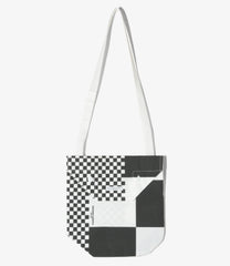 Shoulder Pouch - Checker Print Cotton Ripstop
