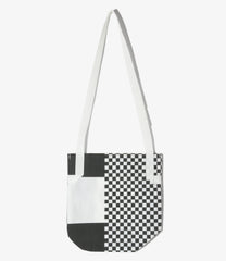 Shoulder Pouch - Checker Print Cotton Ripstop