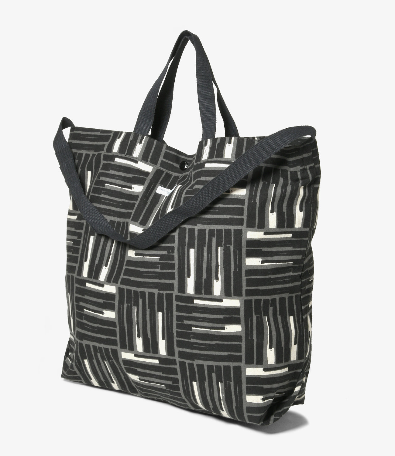 Carry All Tote - Cotton Tile Print Canvas