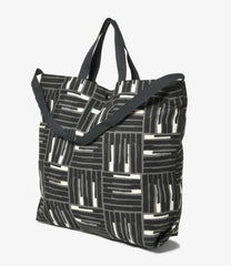 Carry All Tote - Cotton Tile Print Canvas