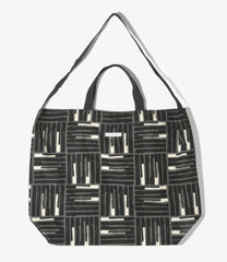Carry All Tote - Cotton Tile Print Canvas