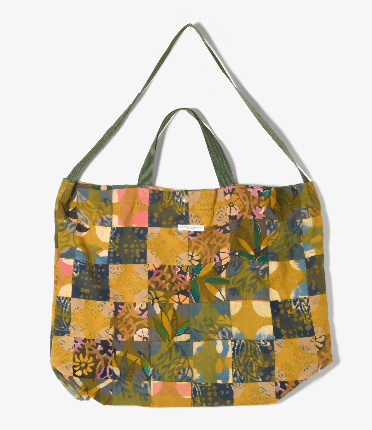 ネペンテス　エンジニアドガーメンツ　トートバッグ Carry All Tote - Cotton Multi Pattern Patchwork – NEPENTHES ONLINE