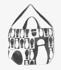 Carry All Tote - Foot Print Polyester Pilot Twill