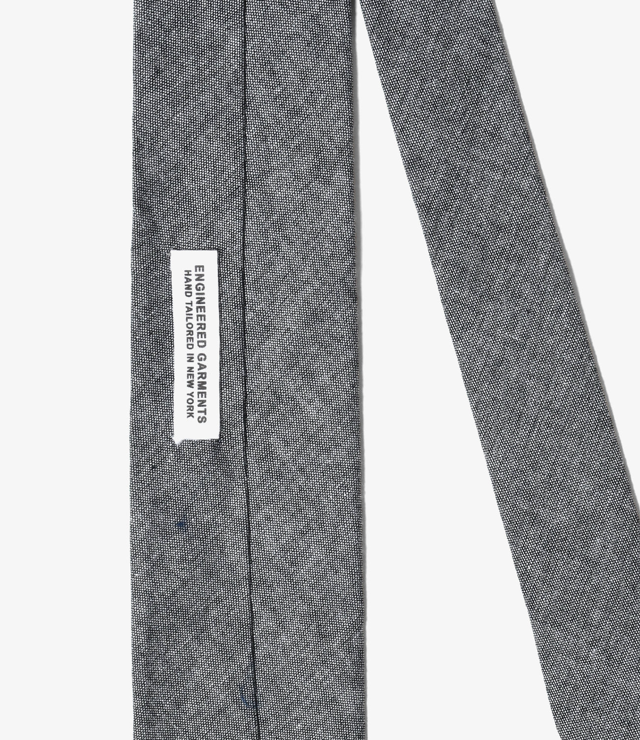 Narrow Tie - Cotton Chambray