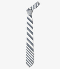 Narrow Tie - Stripe Cotton Chambray – NEPENTHES ONLINE STORE