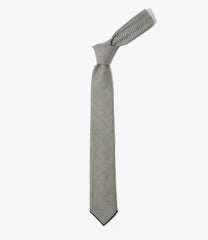 Narrow Tie - Micro Houndstooth Tropical Wool