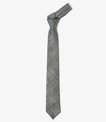 Narrow Tie - Polyester Lurex Glen Plaid