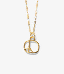 Peace Pendant / Small - Gold Plate