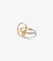 Peace Ring / Small - Gold Plate